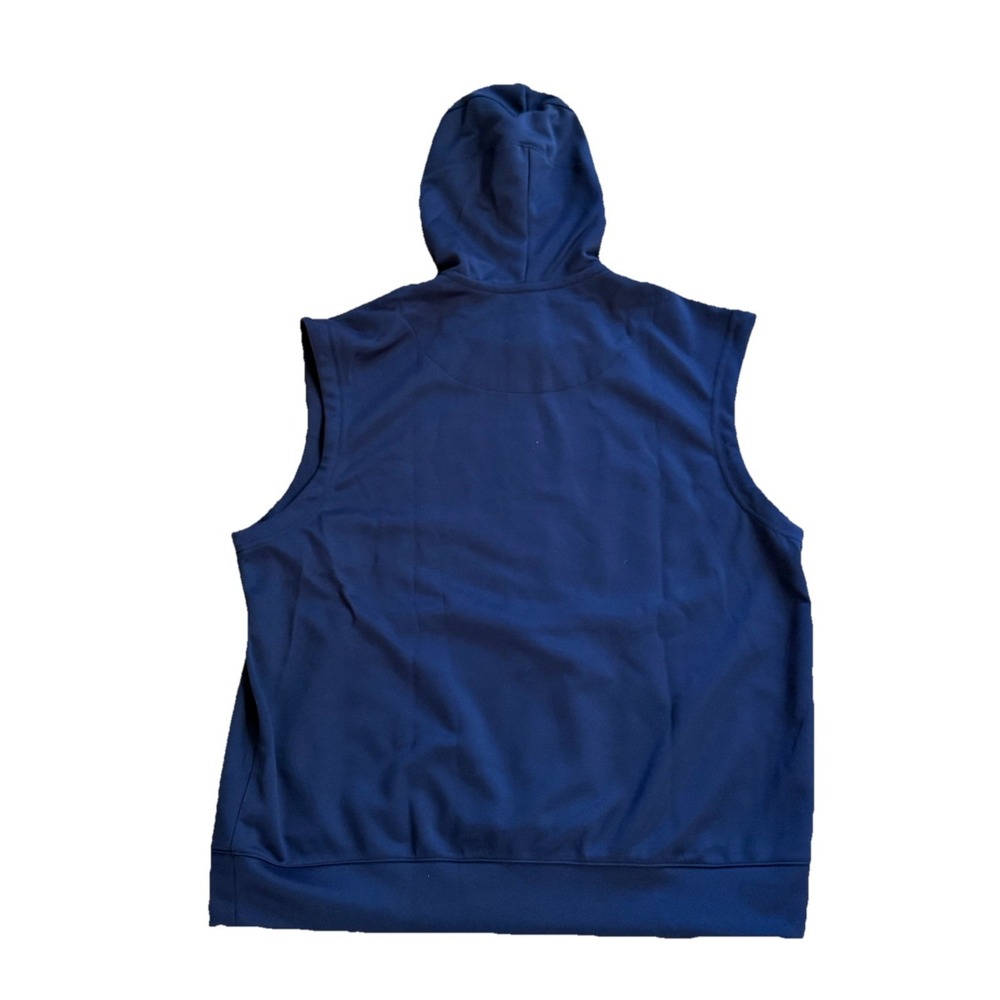 Nike NBA Authentic Philadelphia 76ers Team Issued Sleeveless Hoodie Size Large - Picture 2 of 4